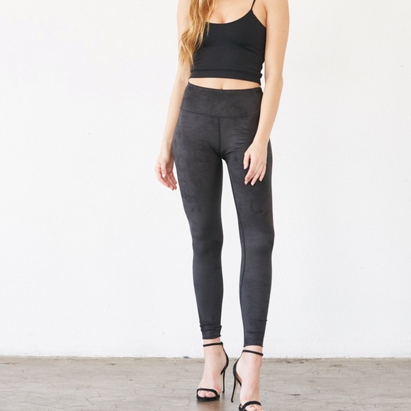 Tribe Kelley Pants - Tribe Kelley suede leggings